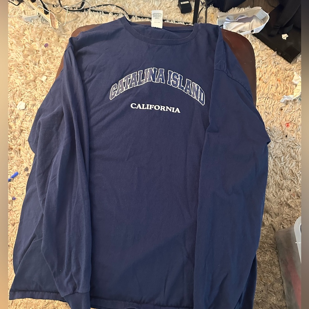 Navy Blue Catalina Island Long Sleeve
